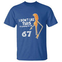 Funny Marcus The Worm 67 Meme T Shirt I Dont Like This Its Pissing Me Off - Wonder Print Shop
