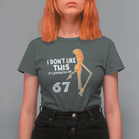 Funny Marcus The Worm 67 Meme T Shirt For Women I Dont Like This Its Pissing Me Off - Wonder Print Shop