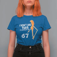 Funny Marcus The Worm 67 Meme T Shirt For Women I Dont Like This Its Pissing Me Off - Wonder Print Shop