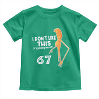 Funny Marcus The Worm 67 Meme Toddler T Shirt I Dont Like This Its Pissing Me Off - Wonder Print Shop