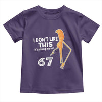 Funny Marcus The Worm 67 Meme Toddler T Shirt I Dont Like This Its Pissing Me Off - Wonder Print Shop