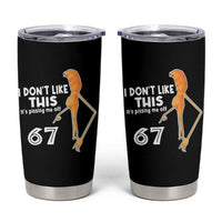 Funny Marcus The Worm 67 Meme Tumbler Cup I Dont Like This Its Pissing Me Off - Wonder Print Shop