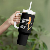 Funny Marcus The Worm 67 Meme Tumbler With Handle I Dont Like This Its Pissing Me Off - Wonder Print Shop