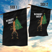 Funny Marcus The Worm Christmas Garden Flag Robert Help Xmas Tree - Wonder Print Shop