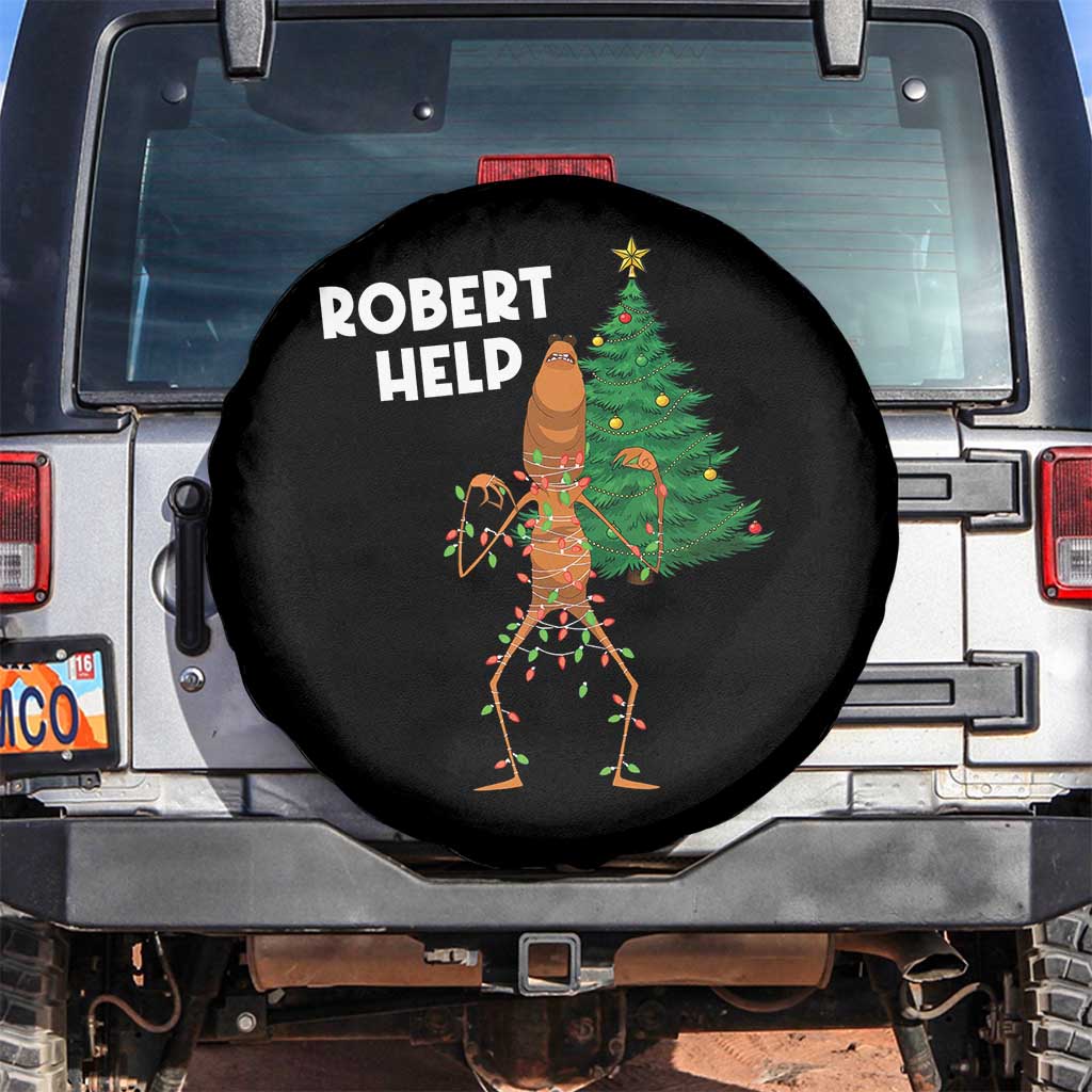 Funny Marcus The Worm Christmas Spare Tire Cover Robert Help Xmas Tree - Wonder Print Shop