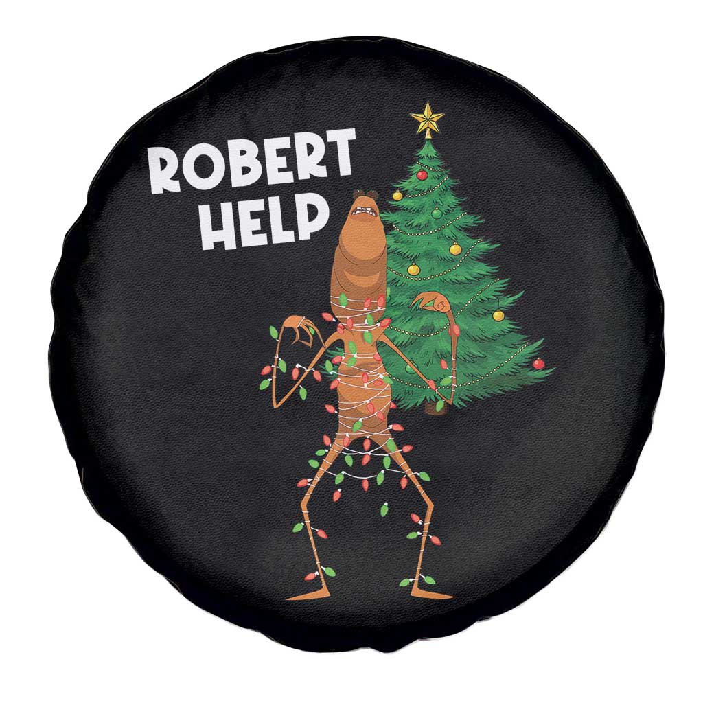 Funny Marcus The Worm Christmas Spare Tire Cover Robert Help Xmas Tree - Wonder Print Shop