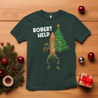 Funny Marcus The Worm Christmas T Shirt Robert Help Xmas Tree - Wonder Print Shop