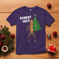Funny Marcus The Worm Christmas T Shirt Robert Help Xmas Tree - Wonder Print Shop
