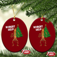 Funny Marcus The Worm Christmas Ceramic Ornament Robert Help Xmas Tree - Wonder Print Shop