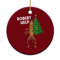 Funny Marcus The Worm Christmas Ceramic Ornament Robert Help Xmas Tree - Wonder Print Shop