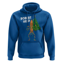 Funny Marcus The Worm Christmas Hoodie Robert Help Xmas Tree - Wonder Print Shop