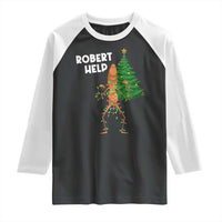 Funny Marcus The Worm Christmas Raglan Shirt Robert Help Xmas Tree - Wonder Print Shop