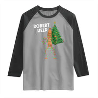 Funny Marcus The Worm Christmas Raglan Shirt Robert Help Xmas Tree - Wonder Print Shop