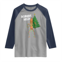 Funny Marcus The Worm Christmas Raglan Shirt Robert Help Xmas Tree - Wonder Print Shop