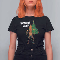 Funny Marcus The Worm Christmas T Shirt For Women Robert Help Xmas Tree - Wonder Print Shop