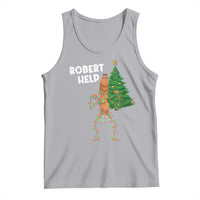 Funny Marcus The Worm Christmas Tank Top Robert Help Xmas Tree - Wonder Print Shop