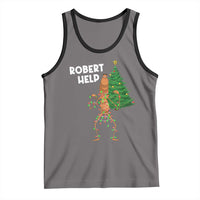 Funny Marcus The Worm Christmas Tank Top Robert Help Xmas Tree - Wonder Print Shop