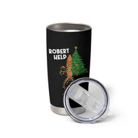 Funny Marcus The Worm Christmas Tumbler Cup Robert Help Xmas Tree - Wonder Print Shop