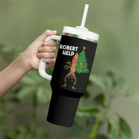 Funny Marcus The Worm Christmas Tumbler With Handle Robert Help Xmas Tree - Wonder Print Shop