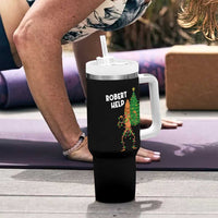 Funny Marcus The Worm Christmas Tumbler With Handle Robert Help Xmas Tree - Wonder Print Shop