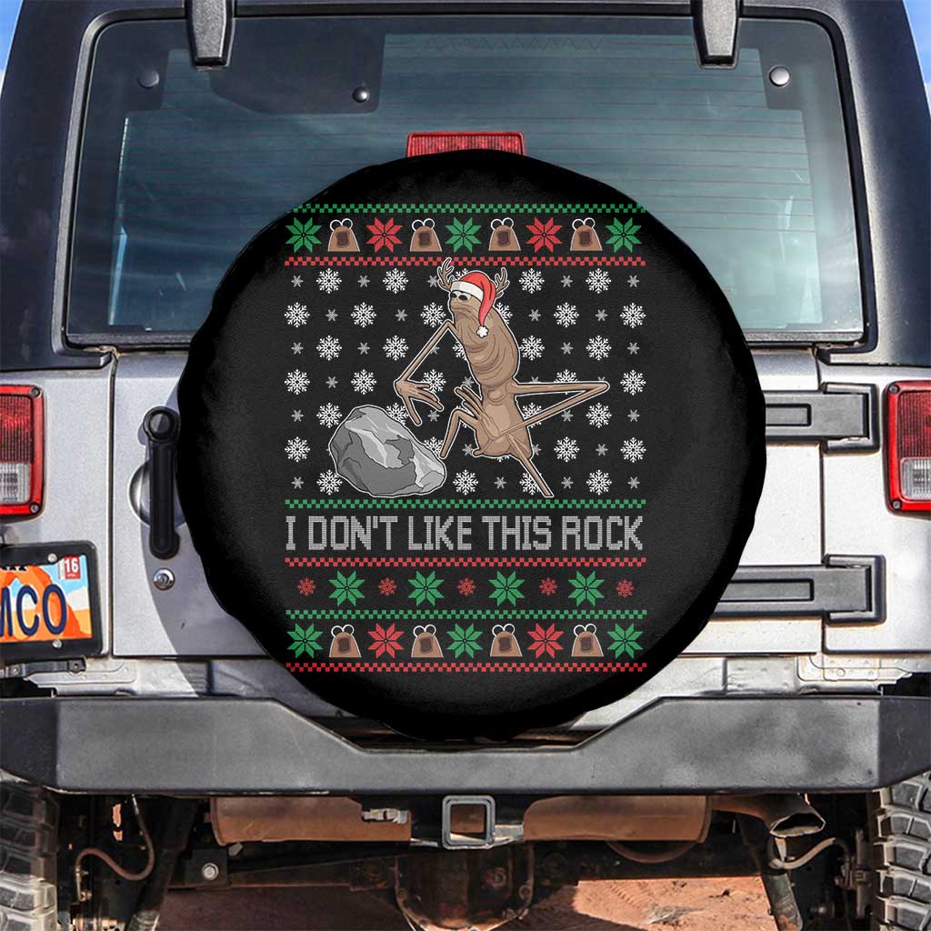 Funny Marcus The Worm Christmas Spare Tire Cover I Dont Like This Rock Xmas Holiday - Wonder Print Shop
