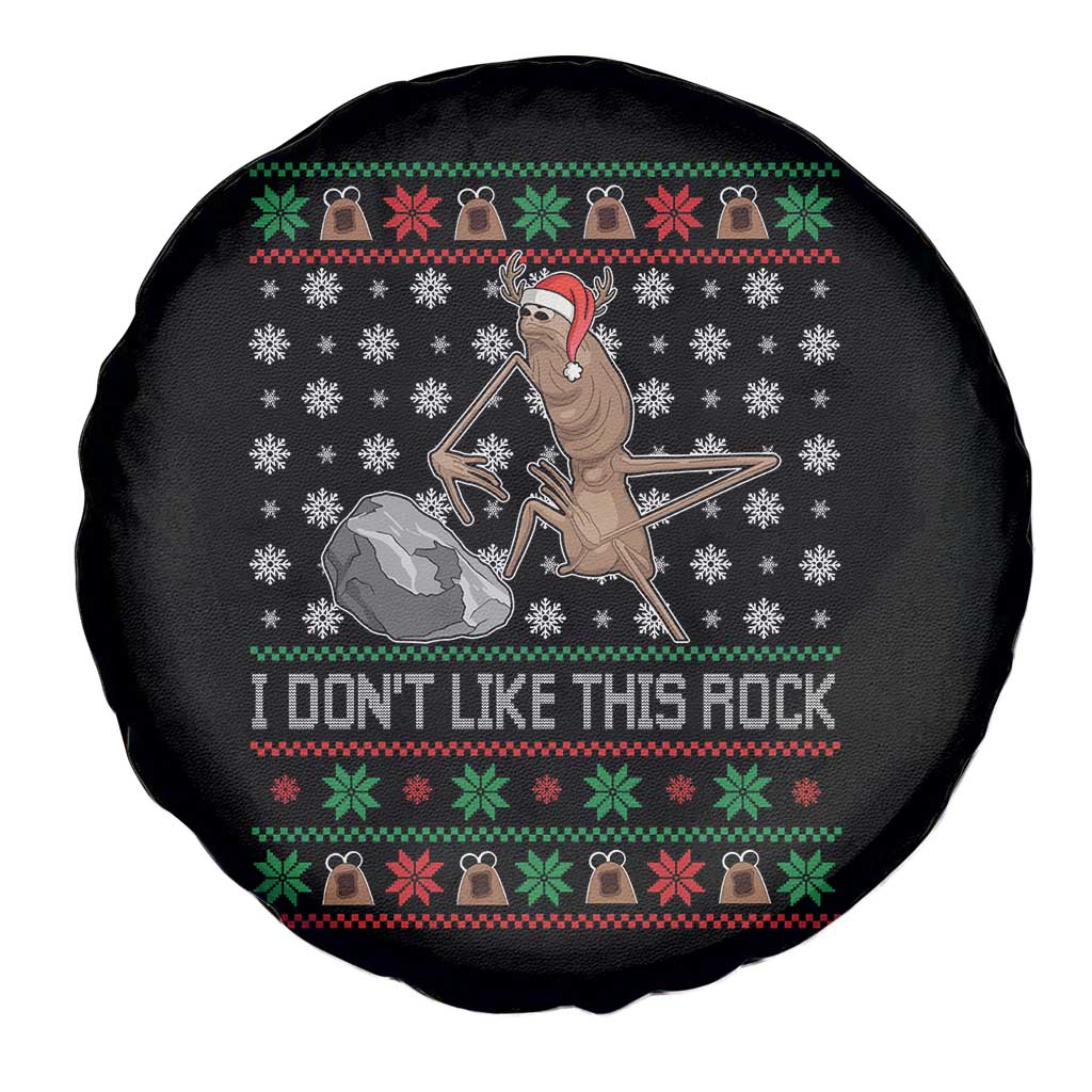 Funny Marcus The Worm Christmas Spare Tire Cover I Dont Like This Rock Xmas Holiday - Wonder Print Shop
