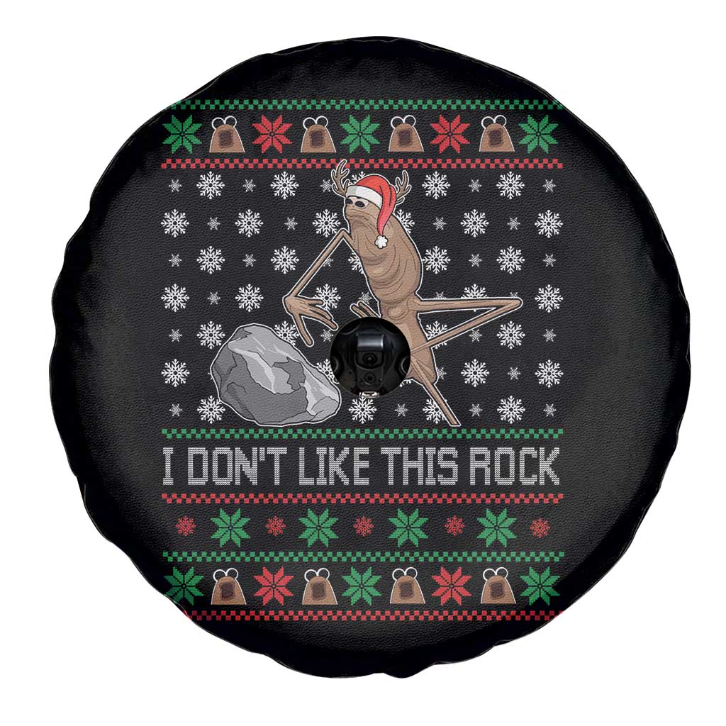 Funny Marcus The Worm Christmas Spare Tire Cover I Dont Like This Rock Xmas Holiday - Wonder Print Shop