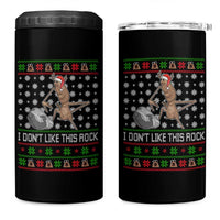 Funny Marcus The Worm Christmas 4 in 1 Can Cooler Tumbler I Dont Like This Rock Xmas Holiday - Wonder Print Shop