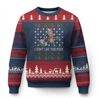 Funny Marcus The Worm Xmas Ugly Christmas Sweater I Dont Like This Rock Xmas Holiday - Wonder Print Shop