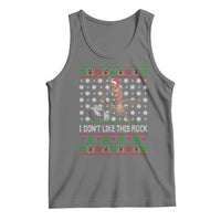 Funny Marcus The Worm Christmas Tank Top I Dont Like This Rock Xmas Holiday - Wonder Print Shop