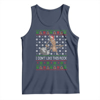 Funny Marcus The Worm Christmas Tank Top I Dont Like This Rock Xmas Holiday - Wonder Print Shop