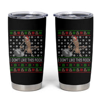 Funny Marcus The Worm Christmas Tumbler Cup I Dont Like This Rock Xmas Holiday - Wonder Print Shop