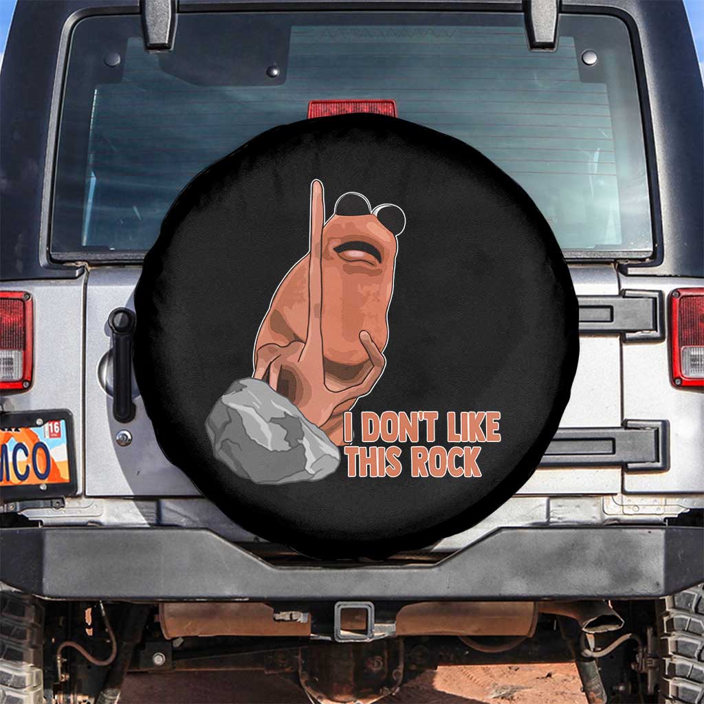 Funny Marcus The Worm Spare Tire Cover I Dont Like This Rock Meme - Wonder Print Shop