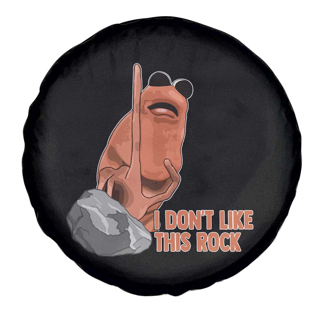 Funny Marcus The Worm Spare Tire Cover I Dont Like This Rock Meme - Wonder Print Shop