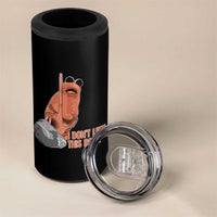 Funny Marcus The Worm 4 in 1 Can Cooler Tumbler I Dont Like This Rock Meme - Wonder Print Shop