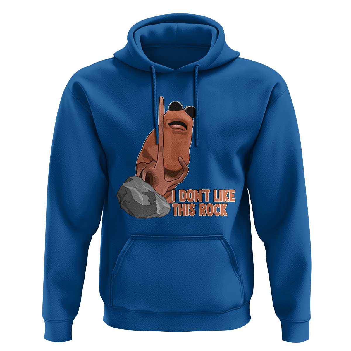 Funny Marcus The Worm Hoodie I Dont Like This Rock Meme - Wonder Print Shop