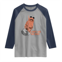 Funny Marcus The Worm Raglan Shirt I Dont Like This Rock Meme - Wonder Print Shop