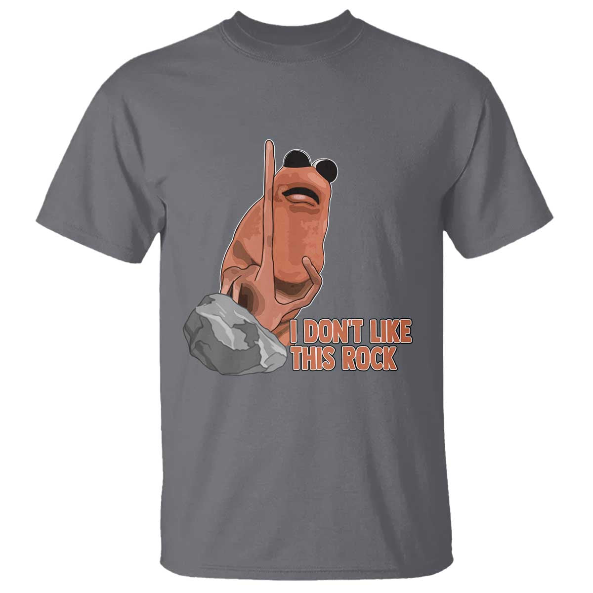 Funny Marcus The Worm T Shirt I Dont Like This Rock Meme - Wonder Print Shop