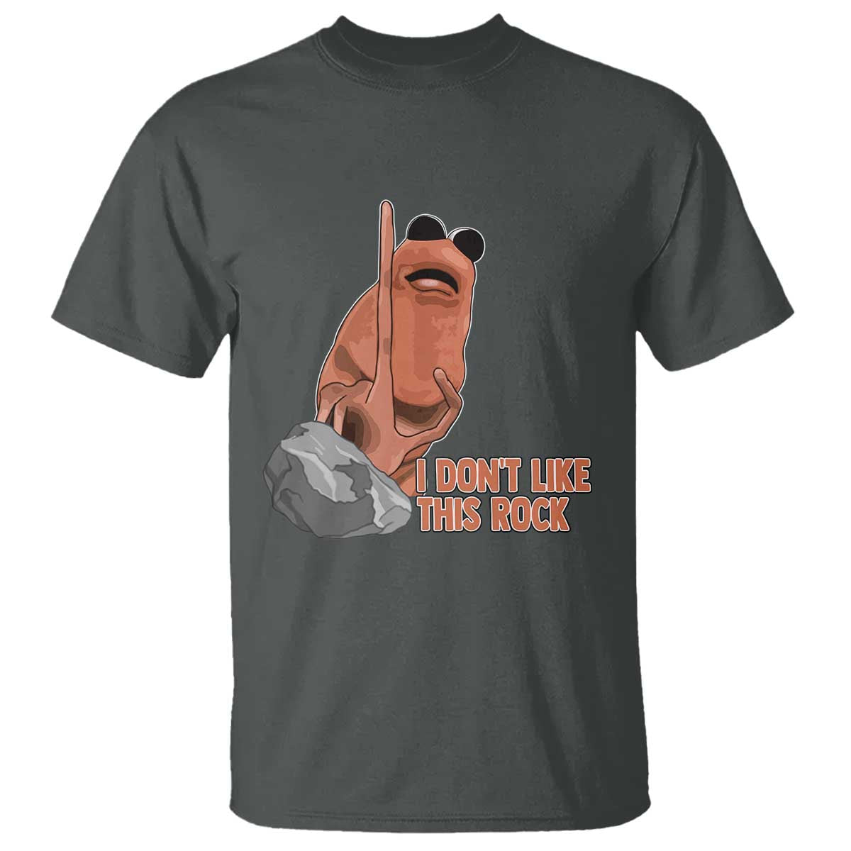 Funny Marcus The Worm T Shirt I Dont Like This Rock Meme - Wonder Print Shop