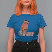 Funny Marcus The Worm T Shirt For Women I Dont Like This Rock Meme - Wonder Print Shop