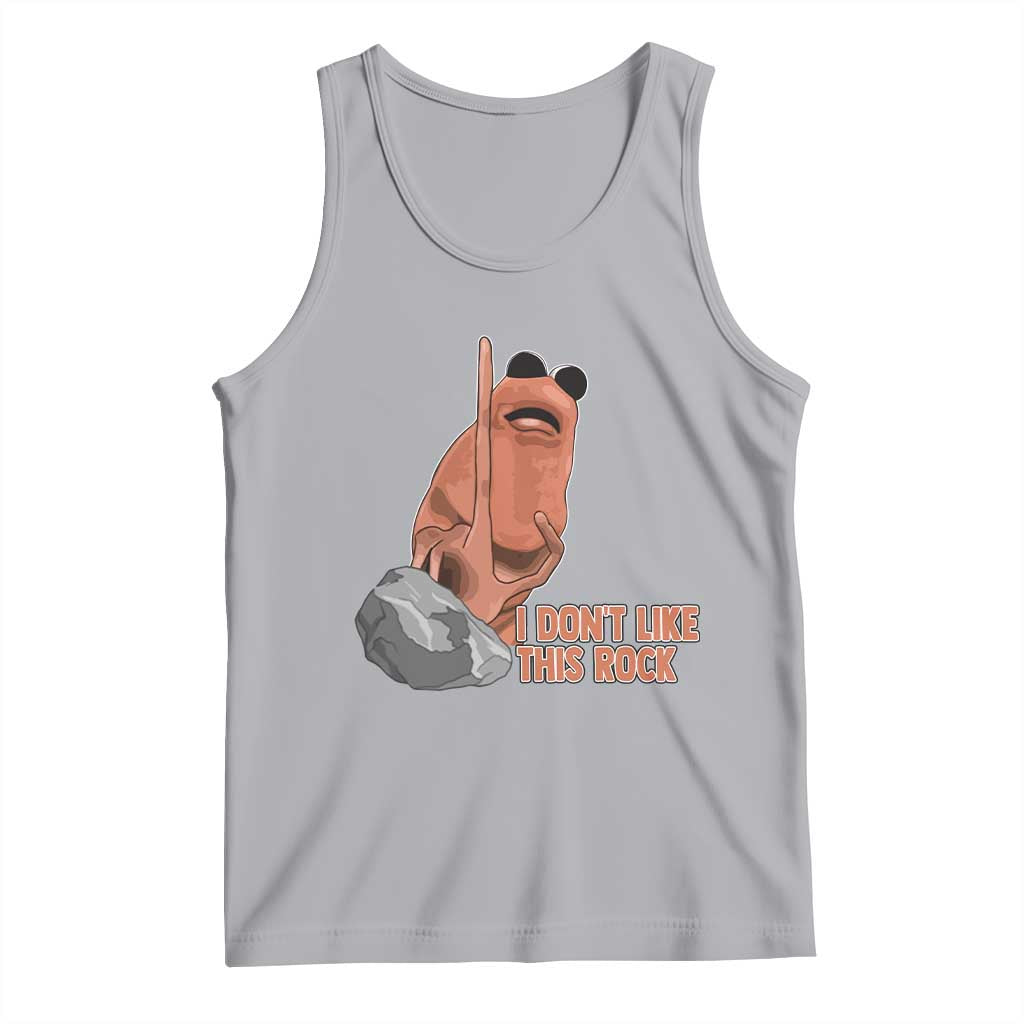 Funny Marcus The Worm Tank Top I Dont Like This Rock Meme - Wonder Print Shop
