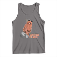 Funny Marcus The Worm Tank Top I Dont Like This Rock Meme - Wonder Print Shop