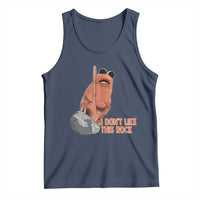 Funny Marcus The Worm Tank Top I Dont Like This Rock Meme - Wonder Print Shop