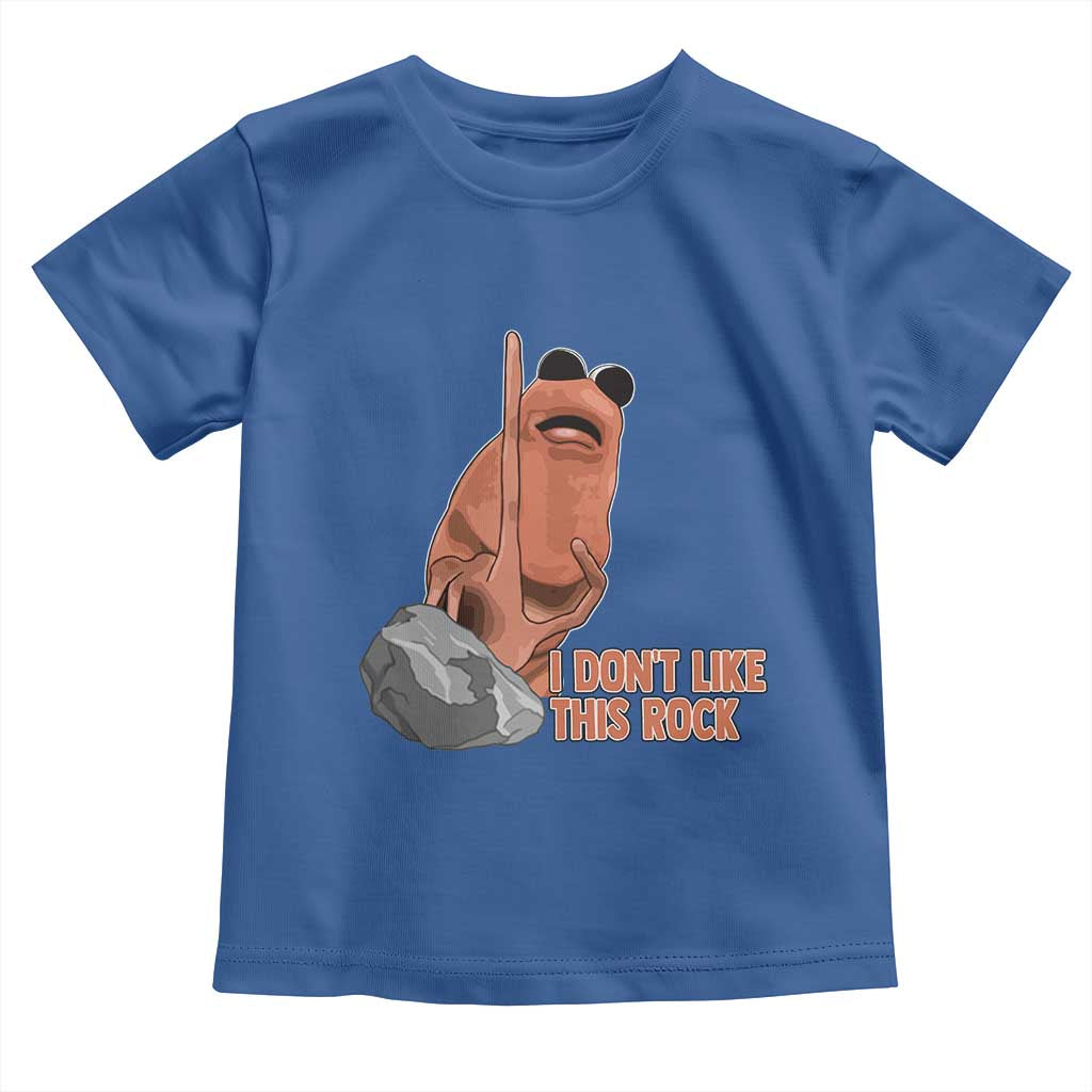 Funny Marcus The Worm Toddler T Shirt I Dont Like This Rock Meme - Wonder Print Shop