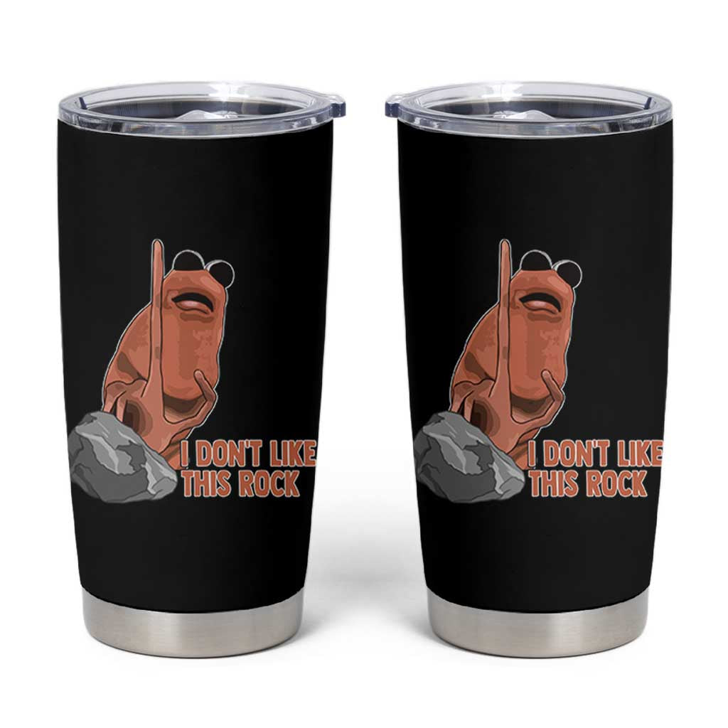 Funny Marcus The Worm Tumbler Cup I Dont Like This Rock Meme - Wonder Print Shop