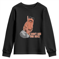 Funny Marcus The Worm Youth Sweatshirt I Dont Like This Rock Meme - Wonder Print Shop