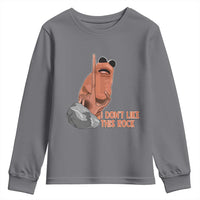 Funny Marcus The Worm Youth Sweatshirt I Dont Like This Rock Meme - Wonder Print Shop