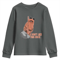 Funny Marcus The Worm Youth Sweatshirt I Dont Like This Rock Meme - Wonder Print Shop