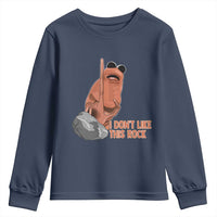 Funny Marcus The Worm Youth Sweatshirt I Dont Like This Rock Meme - Wonder Print Shop