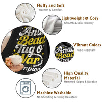 Funny Anal Bead Tug O War Throw Blanket Inappropriate Adult Humor Weird Cringe - Wonder Print Shop